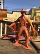 画像1: 60s Vintage Louis Marx Western Action Figure COWBOY (T277) (1)