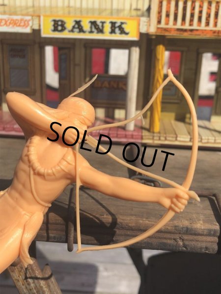 画像5: 60s Vintage Louis Marx Western Action Figure INDIAN (T589) (5)