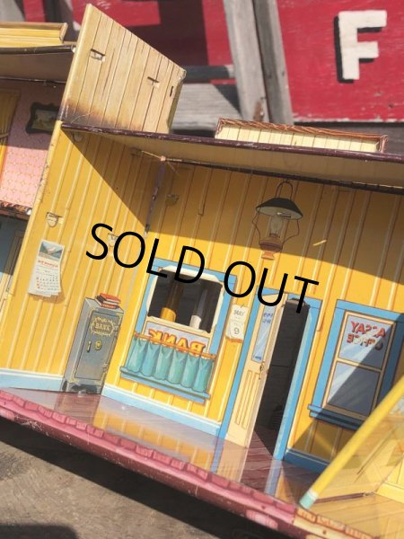 画像16: 50s Vintage Marx Silver City Western Town Playsets (S1001) (16)