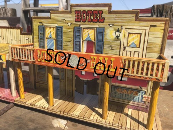 画像4: 50s Vintage Marx Silver City Western Town Playsets (S1001) (4)