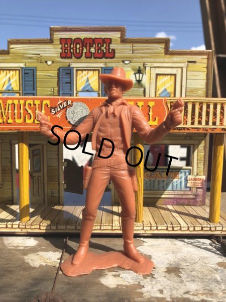 画像1: 60s Vintage Louis Marx Western Action Figure COWBOY (T273) (1)