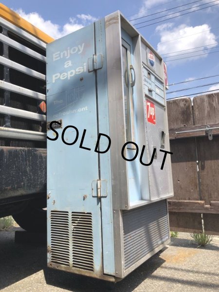 画像2: 50s Vintage Pepsi Vendorlator VF56D-SA Soda Vending Machine Works!! (B998) (2)