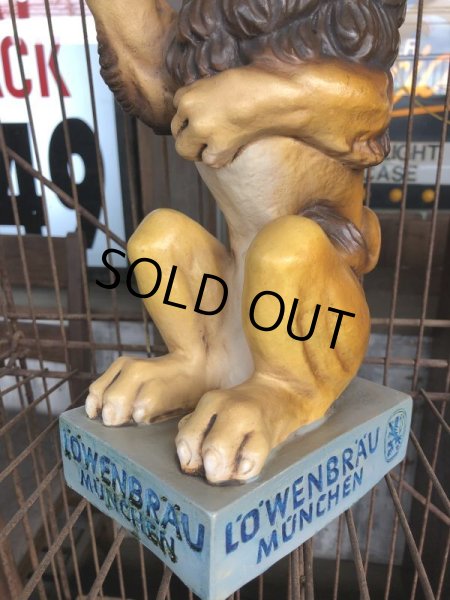 画像11: Vintage Lowenbrau Beer Lion Store Display Statue (C01) (11)