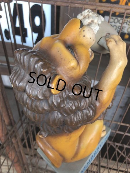画像13: Vintage Lowenbrau Beer Lion Store Display Statue (C01) (13)