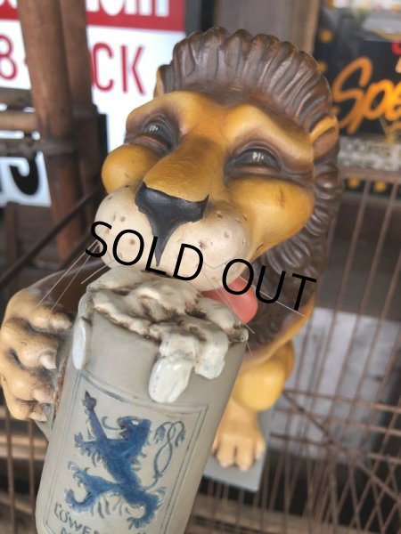 画像7: Vintage Lowenbrau Beer Lion Store Display Statue (C01) (7)