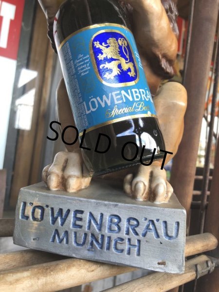 画像6: Vintage Lowenbrau Beer Lion Store Display Statue (C02) (6)