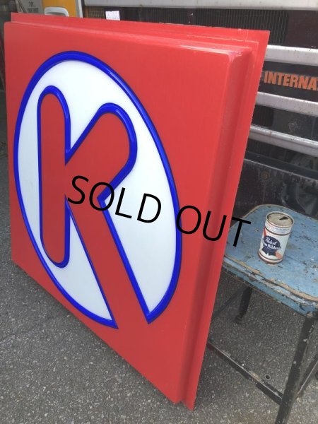 画像4: Vintage U.S.A Circle K Convenience Store & Gas Station Sign 121x121cm (C03) (4)