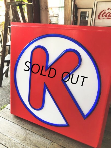 画像12: Vintage U.S.A Circle K Convenience Store & Gas Station Sign 121x121cm (C03) (12)