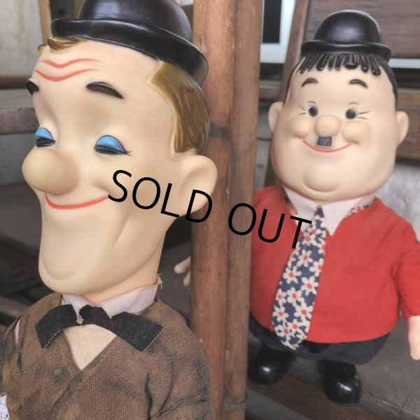 画像12: 70s Vintage Laurel and Hardy Cartoon Vinyl Doll Set (C04) (12)