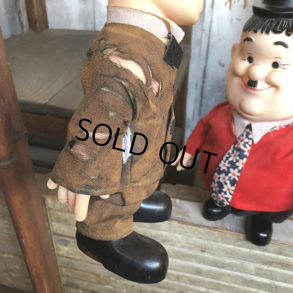 画像10: 70s Vintage Laurel and Hardy Cartoon Vinyl Doll Set (C04) (10)
