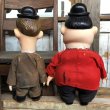 画像4: 70s Vintage Laurel and Hardy Cartoon Vinyl Doll Set (C04) (4)