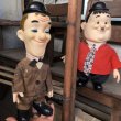 画像13: 70s Vintage Laurel and Hardy Cartoon Vinyl Doll Set (C04) (13)