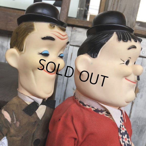 画像8: 70s Vintage Laurel and Hardy Cartoon Vinyl Doll Set (C04) (8)
