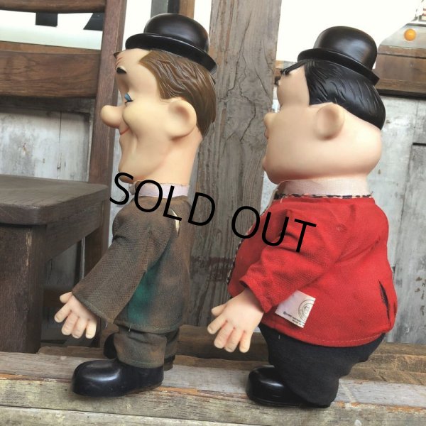 画像5: 70s Vintage Laurel and Hardy Cartoon Vinyl Doll Set (C04) (5)