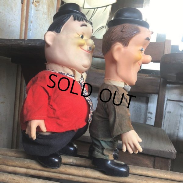 画像7: 70s Vintage Laurel and Hardy Cartoon Vinyl Doll Set (C05) (7)