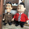 画像2: 70s Vintage Laurel and Hardy Cartoon Vinyl Doll Set (C04) (2)