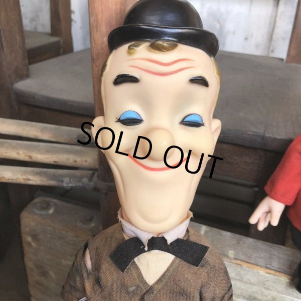画像6: 70s Vintage Laurel and Hardy Cartoon Vinyl Doll Set (C04) (6)