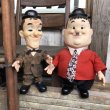 画像1: 70s Vintage Laurel and Hardy Cartoon Vinyl Doll Set (C04) (1)