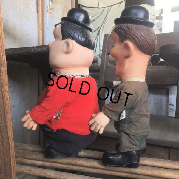 画像8: 70s Vintage Laurel and Hardy Cartoon Vinyl Doll Set (C05) (8)
