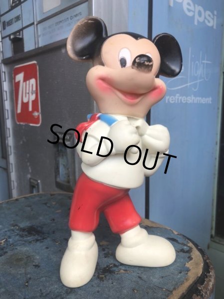 画像10:  60s Vintage DELL Disney Mickey Mouse Rubber Doll (C07) (10)