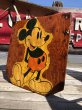 画像6: Vintage Disney Mickey Mouse Print on Wood Panel (C08) (6)