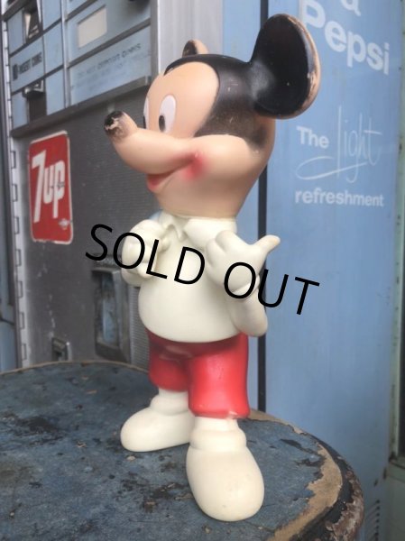 画像5:  60s Vintage DELL Disney Mickey Mouse Rubber Doll (C07) (5)