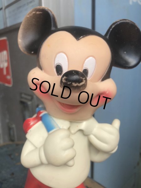 画像8:  60s Vintage DELL Disney Mickey Mouse Rubber Doll (C07) (8)