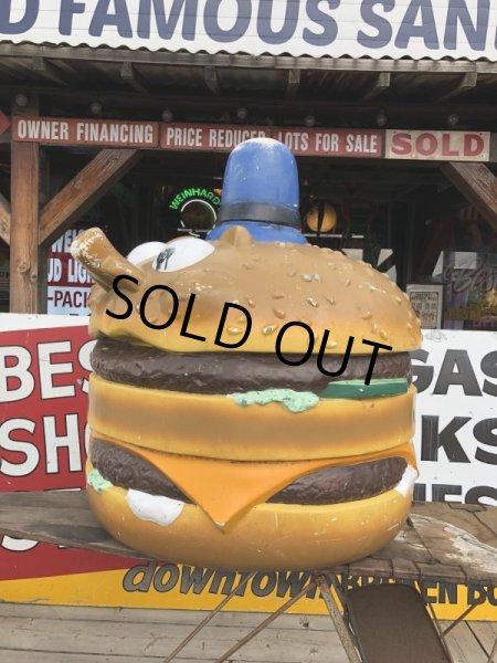 画像2: Vintage Mcdonald's Playland Big Mac Police Head statue Hard to Find!!!! (C010) (2)