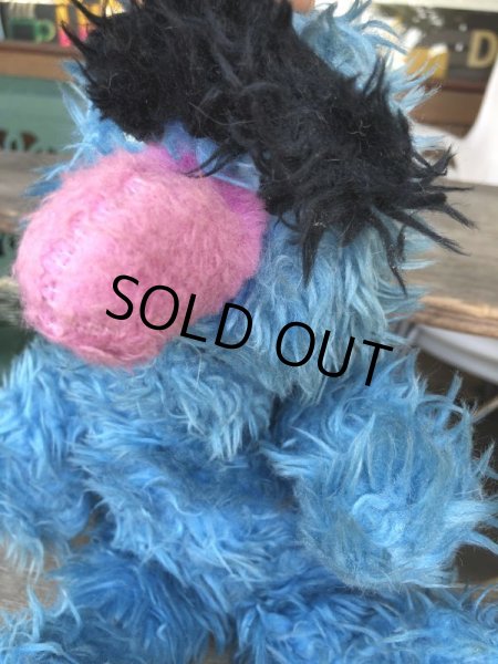 画像7: 70s Vintage Knickerbocker Sesame Street Herry Monster Plush Doll 35cm (B952) (7)