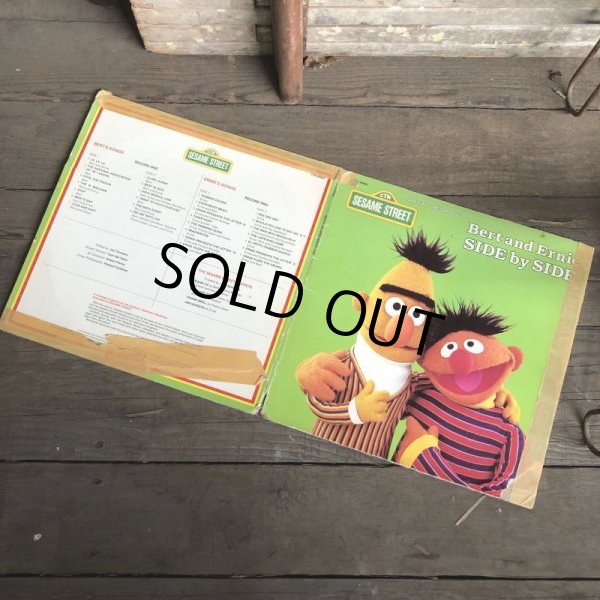 画像5: Vintage Sesame Street Bert and Ernie SIDE by SIDE LP Record (C020) (5)