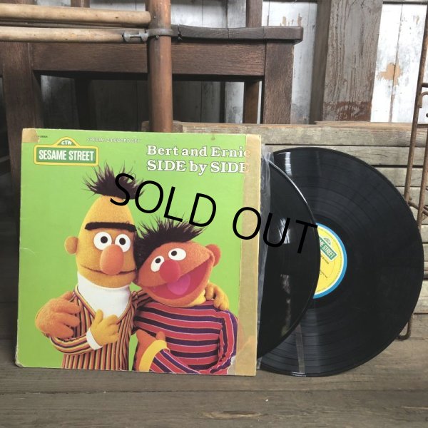 画像6: Vintage Sesame Street Bert and Ernie SIDE by SIDE LP Record (C020) (6)