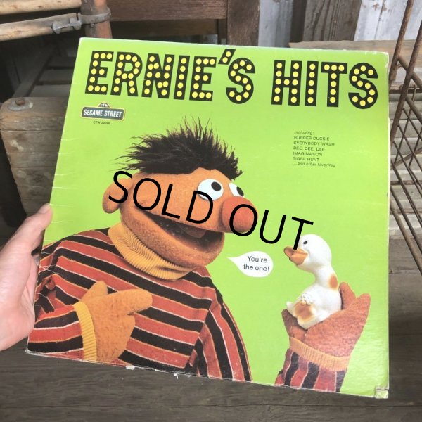 画像6: Vintage Sesame Street ERNIE'S HITS LP Record (C018) (6)