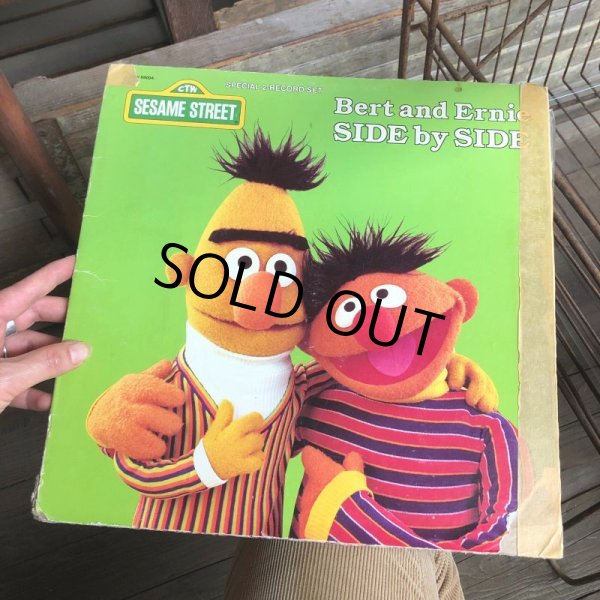 画像7: Vintage Sesame Street Bert and Ernie SIDE by SIDE LP Record (C020) (7)