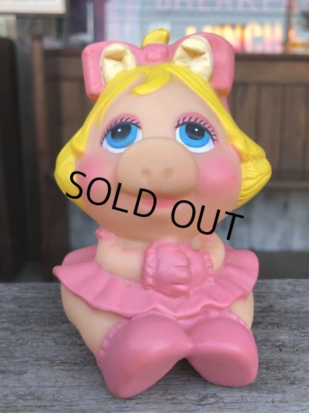 画像5: 80s Vintage Muppet Babies Miss Piggy Vinyl Doll (C012) (5)