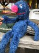 画像9: 70s Vintage Knickerbocker Sesame Street Grover Plush Doll 55cm (B951) (9)
