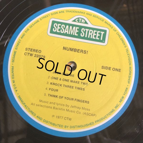 画像2: Vintage Sesame Street NUMBERS! LP Record (C017) (2)