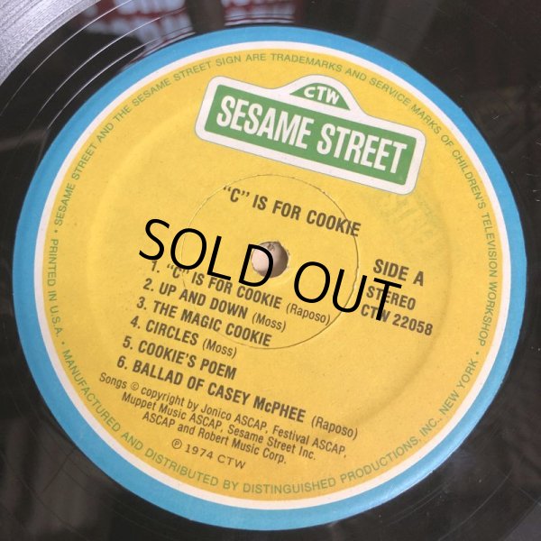 画像2: Vintage Sesame Street C...is for COOKIE! LP Record (C021) (2)