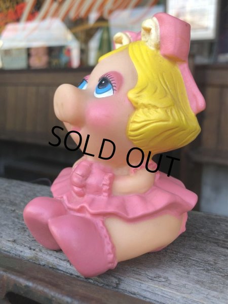 画像2: 80s Vintage Muppet Babies Miss Piggy Vinyl Doll (C012) (2)