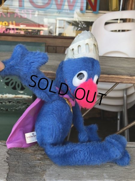 画像5: Vintage Knickerbocker Sesame Street Grover Plush Doll 38cm (B950) (5)