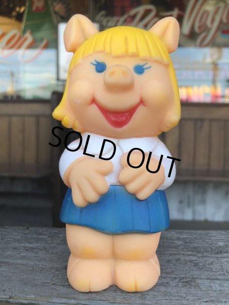 画像1: Vintage The Muppets Show Miss Piggy ? Vinyl Doll (C014) (1)