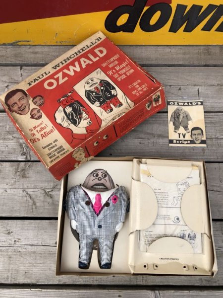 画像1: 60s Vintage Berwin Novelties Corp PAUL WINCHELL " OZWALD " Puppet Toy M.I.B (C023) (1)