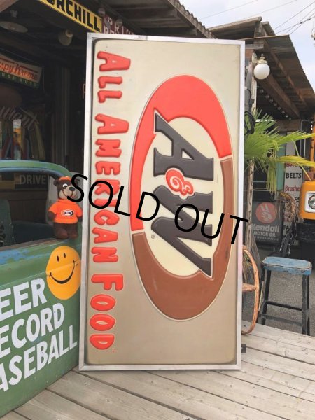 画像18: Vintage A&W Restaurant ALL AMERICAN FOOD Lighted Store Sign Huge!!!! (C024) (18)