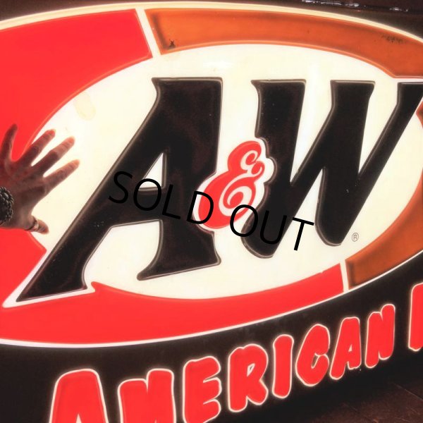 画像14: Vintage A&W Restaurant ALL AMERICAN FOOD Lighted Store Sign Huge!!!! (C024) (14)