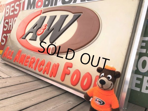 画像16: Vintage A&W Restaurant ALL AMERICAN FOOD Lighted Store Sign Huge!!!! (C024) (16)