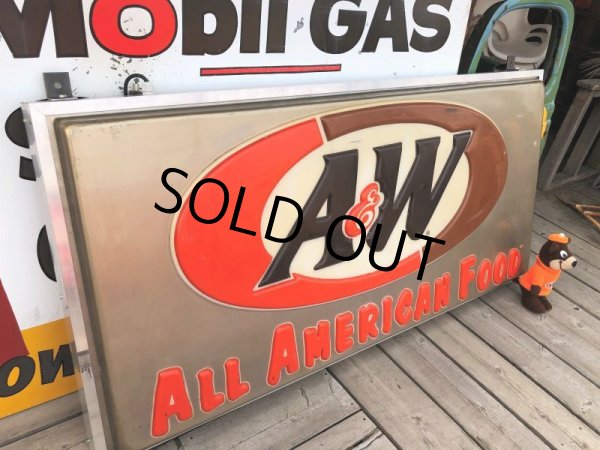 画像17: Vintage A&W Restaurant ALL AMERICAN FOOD Lighted Store Sign Huge!!!! (C024) (17)