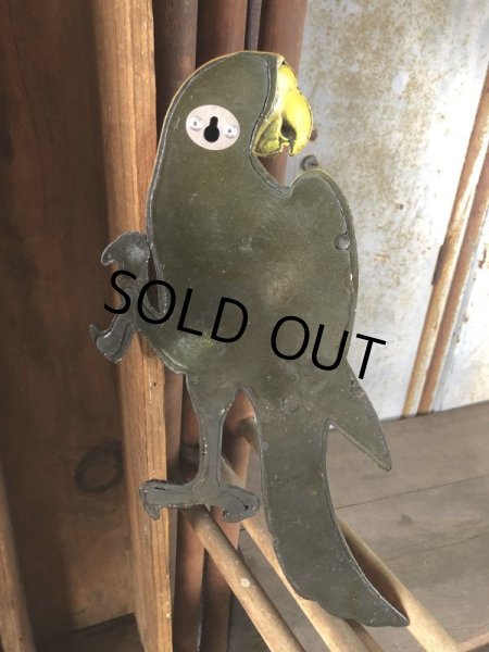画像2: 70s Vintage Parrot Wall Hangings Statue (C029) (2)