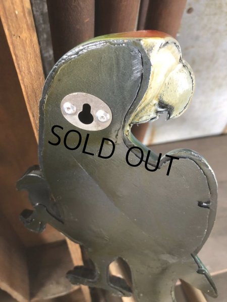 画像6: 70s Vintage Parrot Wall Hangings Statue (C028) (6)