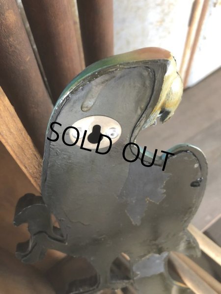 画像3: 70s Vintage Parrot Wall Hangings Statue (C027) (3)