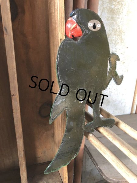 画像2: 70s Vintage Parrot Wall Hangings Statue (C026) (2)