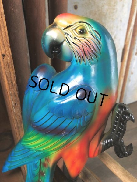 画像7: 70s Vintage Parrot Wall Hangings Statue (C027) (7)